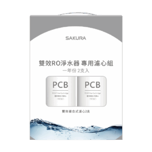 替換濾心組｜F2192 雙效RO淨水器專用濾心 (一年份2支入)【櫻花SAKURA】【適用於P0235/P0233】