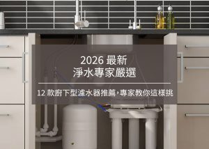 2026 最新12 款廚下型濾水器推薦