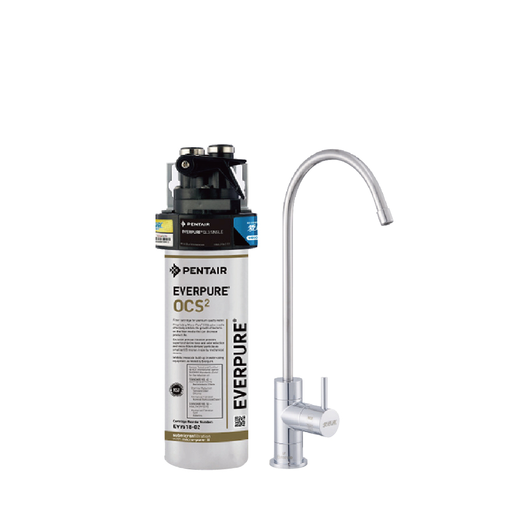 礦物型過濾｜PURVIVE OCS2 廚下型過濾淨水器【愛惠浦】【經典款】