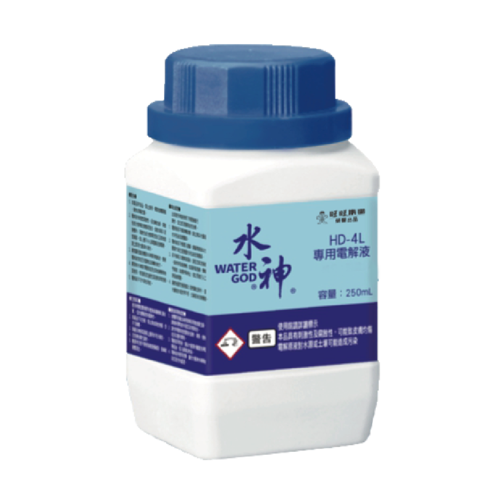 電解液｜HD-4L 250ml(6入)【水神】