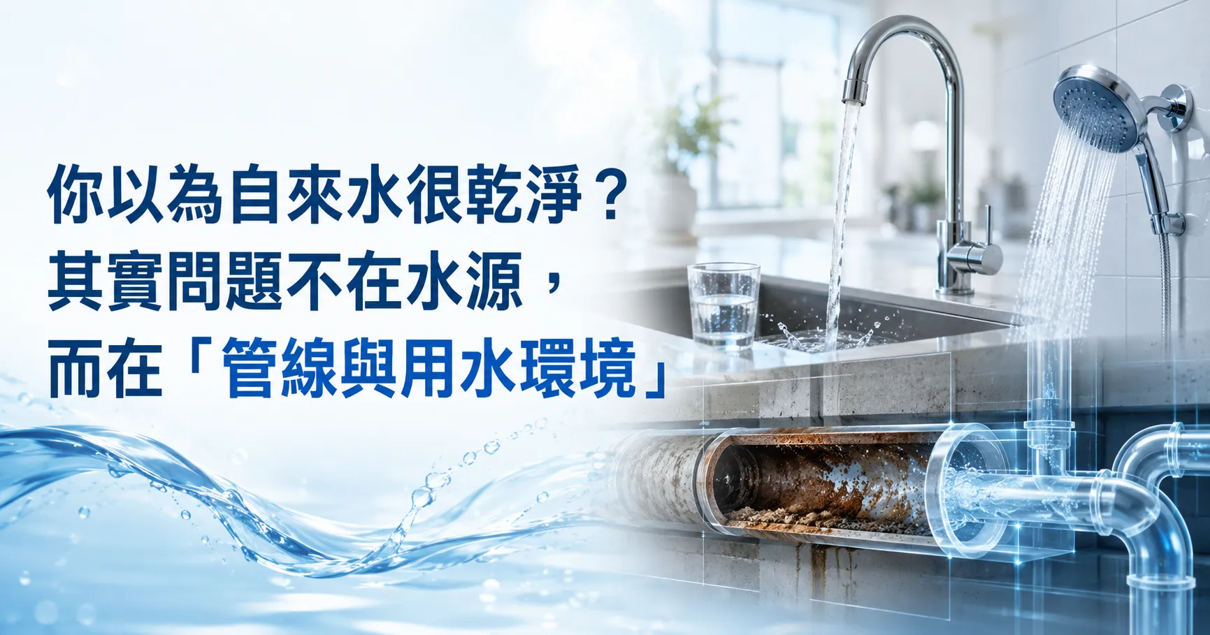 全戶淨水機有必要嗎?自來水真的乾淨嗎?少數人才知道的家庭用水問題!-1