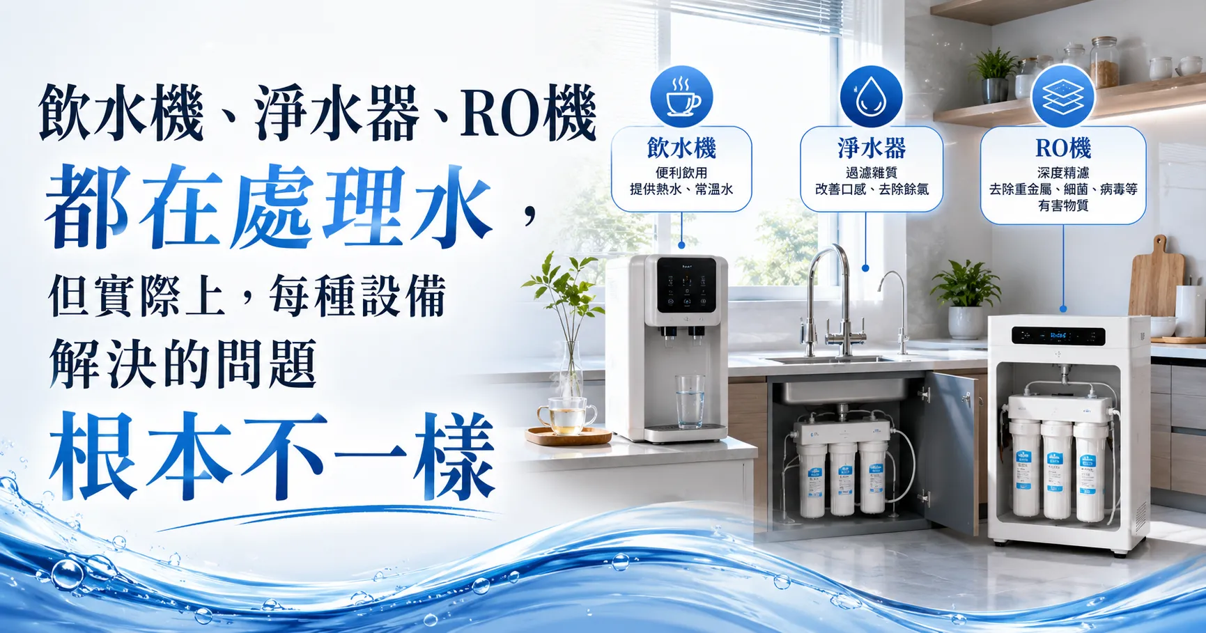 飲水機、淨水器、RO機到底差在哪?很多人其實從第一步就買錯了-1